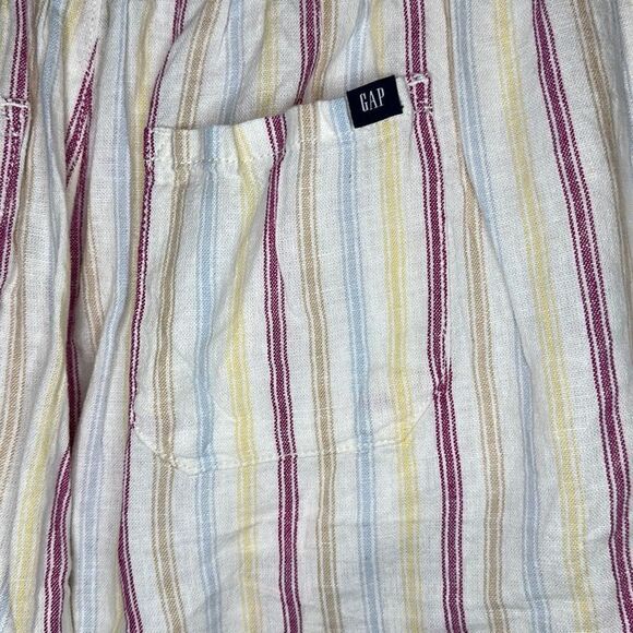 Gap Women’s Linen Shorts Dotted Sun Stripe size Large NEW - Picture 5 of 9